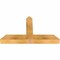 Ekena Millwork Portland Rough Sawn Timber Gable Bracket, Western Red Cedar, 36"W x 21"H x 4"D x 4"F, 14/12 Pitch GBW036X21X0404POR00RWR - alternate 4